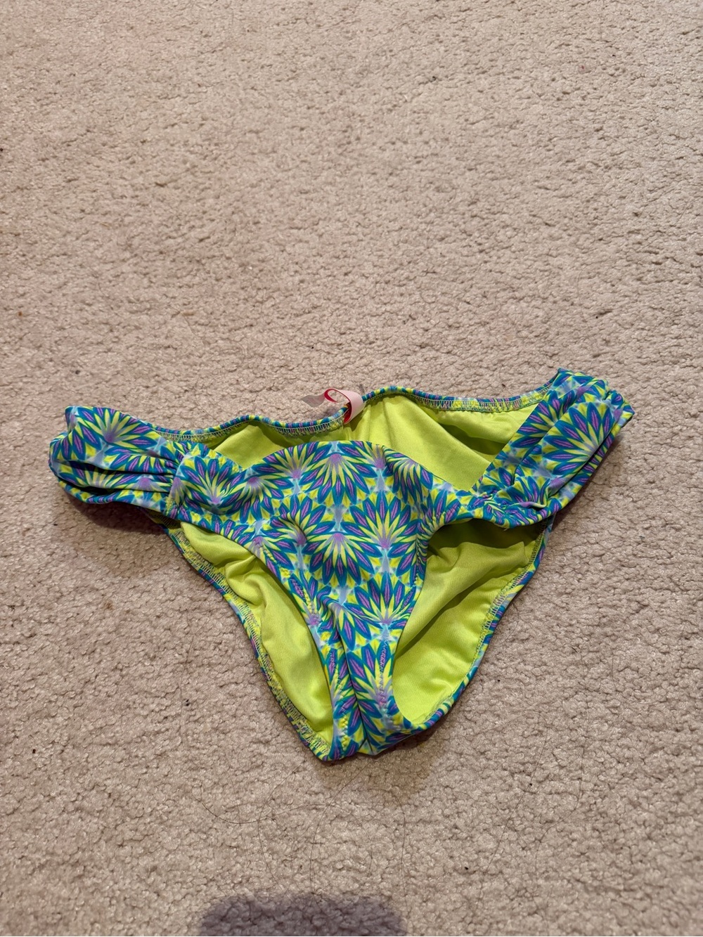 Victoria’s Secret green/blue bikini bottoms
